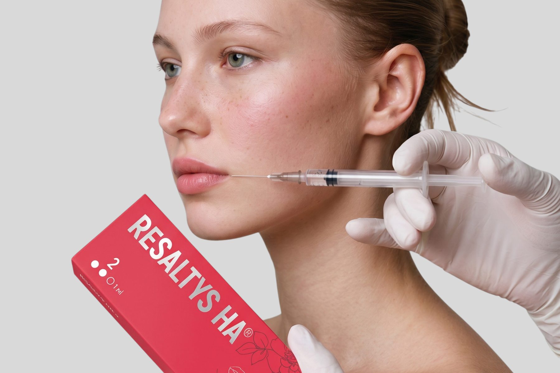 3D-контур: губы → носогубные складки → шея на филлерах RESALTYS HA®
